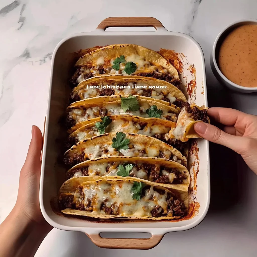 baked chipotle beef tacos