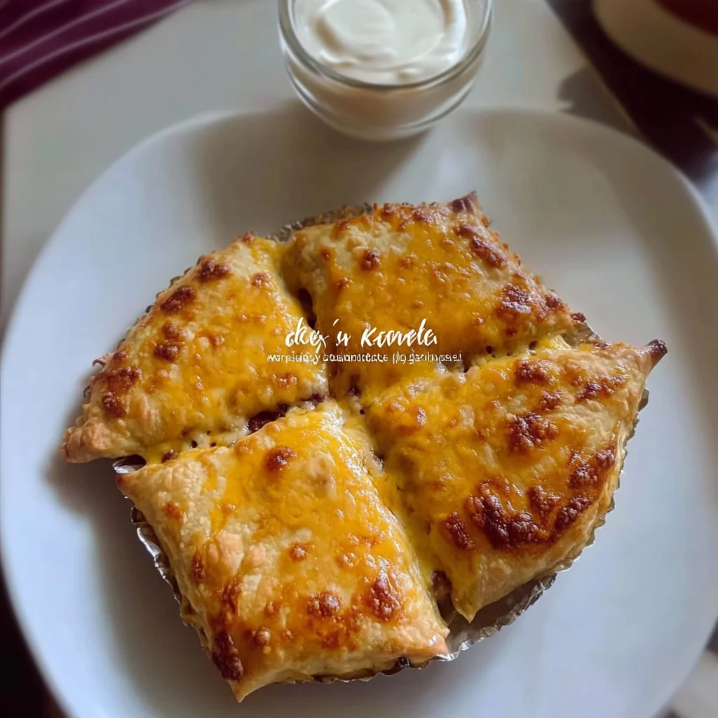 cheesy beef pockets