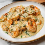 creamy garlic parmesan shrimp
