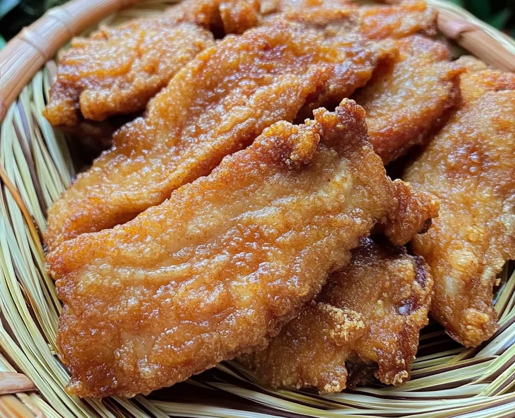 crispy fried liempo