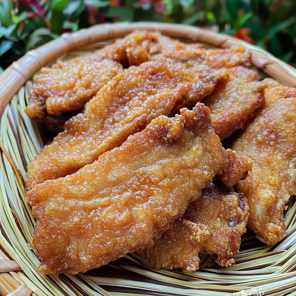 crispy fried liempo