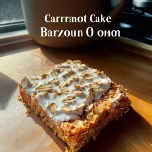 carrot cake baked oats