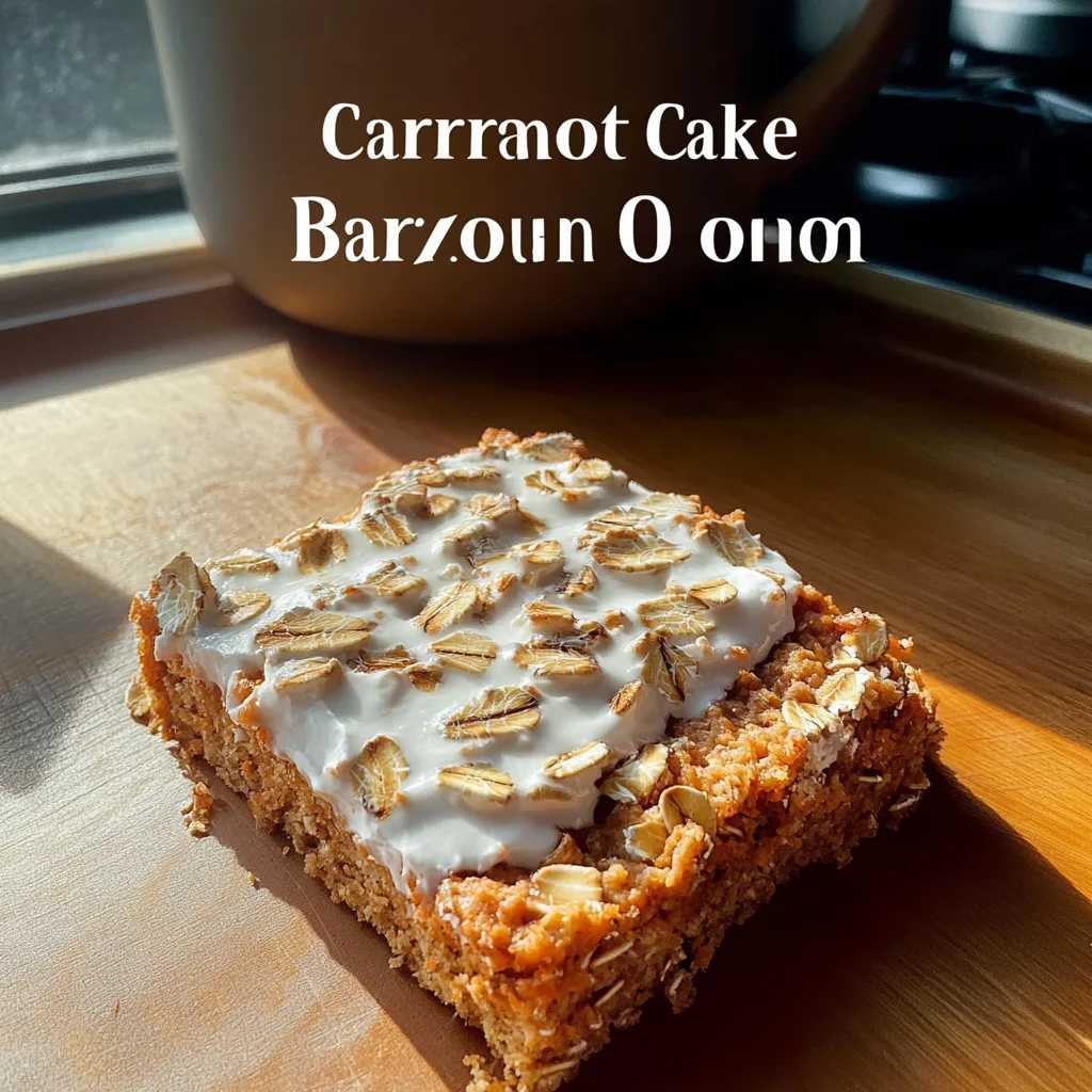 carrot cake baked oats