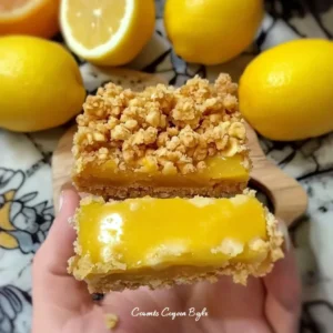 lemon crumble bars
