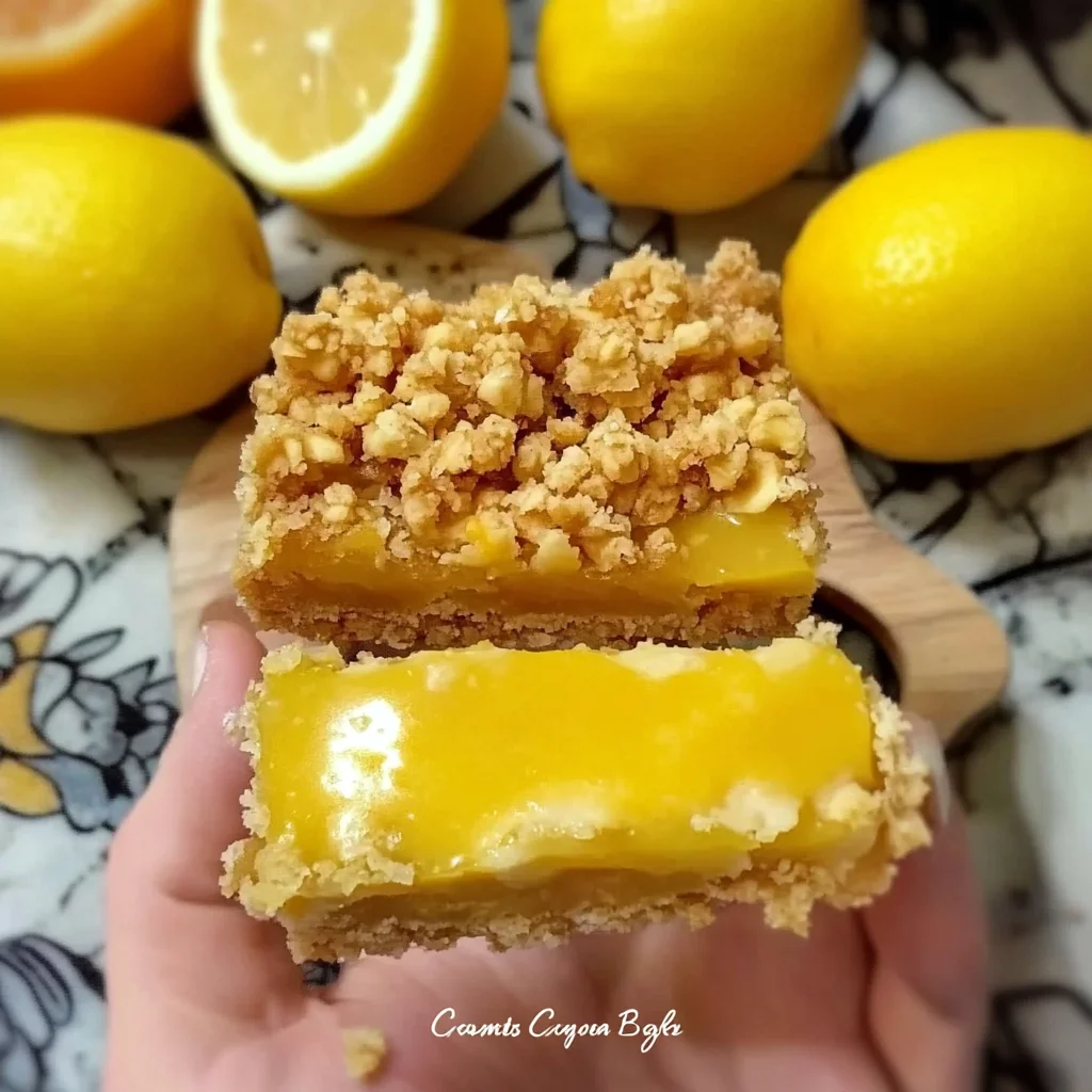 lemon crumble bars