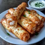 cheesy shrimp egg rolls