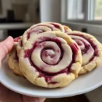 raspberry swirl cookies