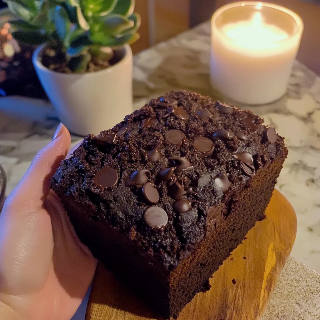 double chocolate banana bread