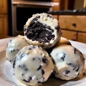 cookies and cream cheesecake balls